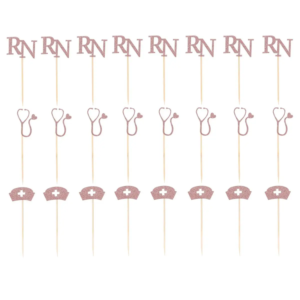 24 Pcs Cake Picks Nursing School Design Wooden Toppers Dessert Accessories Perfect Graduation Parties
24 Pcs Cake Picks Nursing School Design Wooden Toppers Dessert Accessories Perfect Graduation Parties