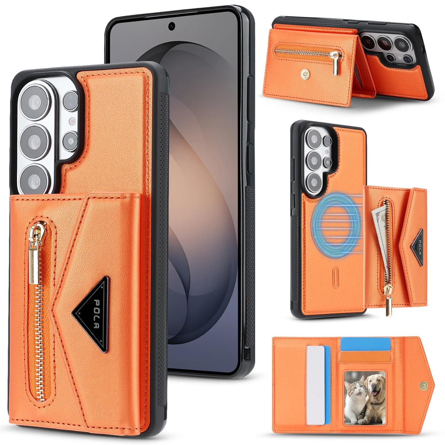 2 in 1 Detachable Duoka Zipper Card Bag Leather Case for Samsung Galaxy S26 Ultra S25 S24 S23 Shockproof For Magsafe RFID Cover
2 in 1 Detachable Duoka Zipper Card Bag Leather Case for Samsung Galaxy S26 Ultra S25 S24 S23 Shockproof For Magsafe RFID Cover