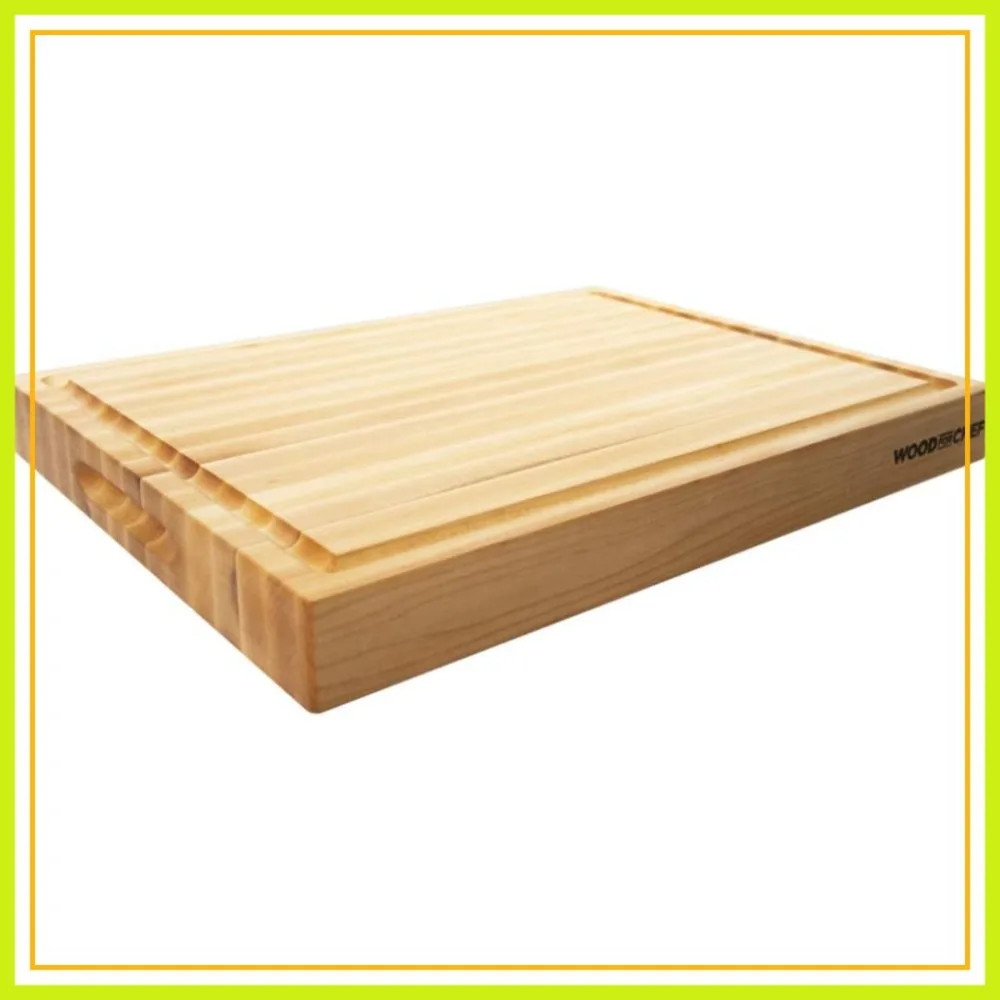 Canadian Maple Cutting Board, Reversible Butcher Block with Juice Groove, 16x12x1.5
Canadian Maple Cutting Board, Reversible Butcher Block with Juice Groove, 16x12x1.5