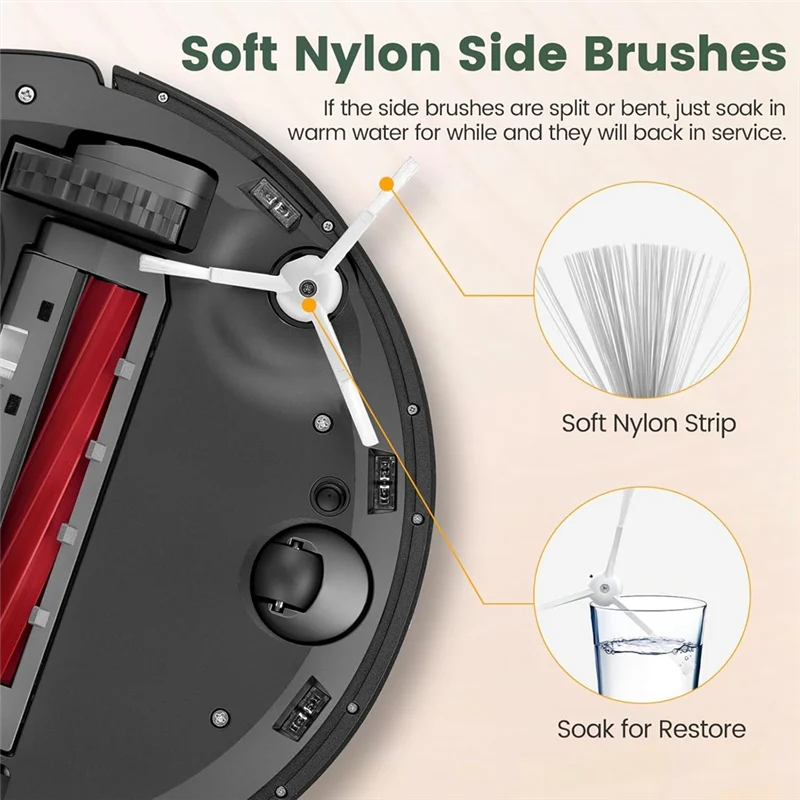 A84G-For Qrevo S/Qrevo Pro/Qrevo Maxv Robot Vacuum Cleaner Accessories Replacement Kits Main Side Brush Hepa Filter Mop Cloth
A84G-For Qrevo S/Qrevo Pro/Qrevo Maxv Robot Vacuum Cleaner Accessories Replacement Kits Main Side Brush Hepa Filter Mop Cloth