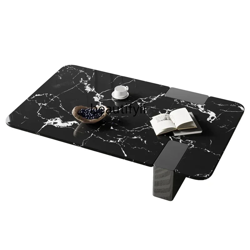 New Italian minimalist marble coffee table living room square tea table senior designer
New Italian minimalist marble coffee table living room square tea table senior designer
