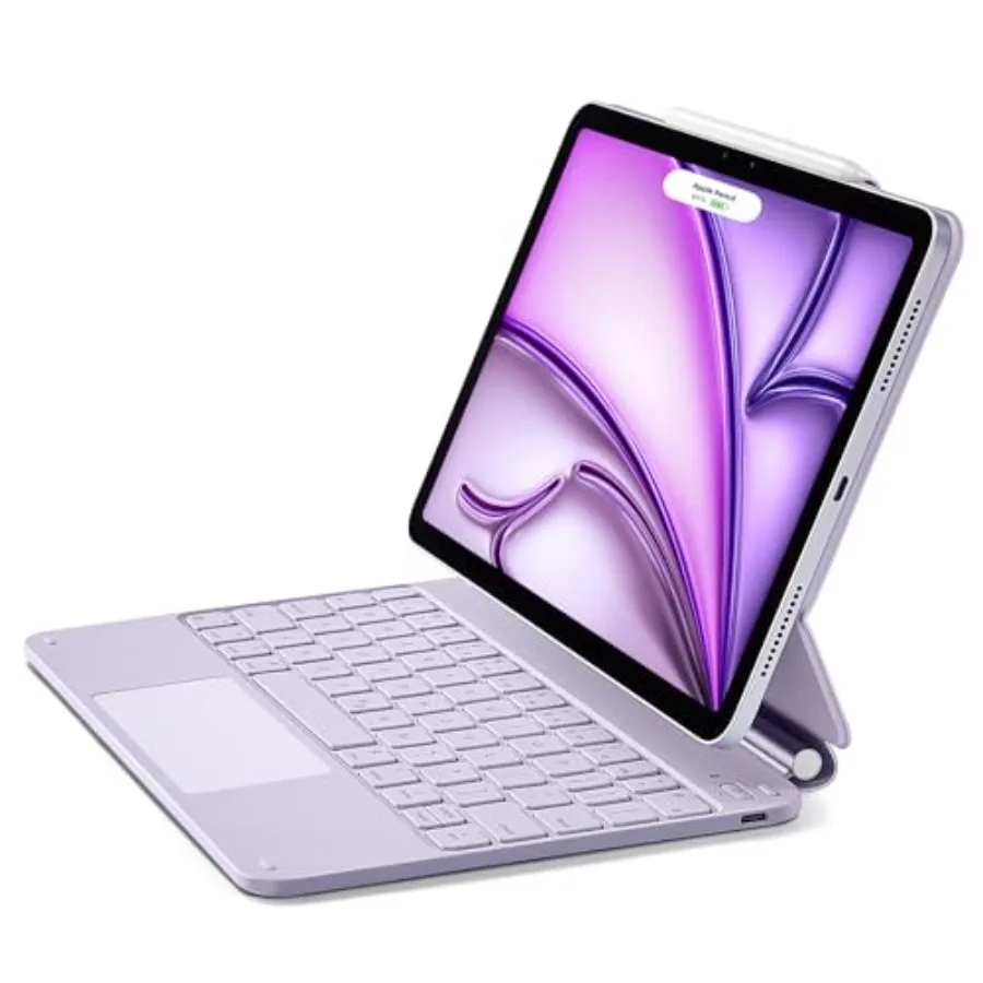 11-inch Pro tablet case with keyboard for M4/M3/M2 2026/2025/2024 11 5/4th gen Magic Keyboard floating cantilever stand precisi
11-inch Pro tablet case with keyboard for M4/M3/M2 2026/2025/2024 11 5/4th gen Magic Keyboard floating cantilever stand precisi