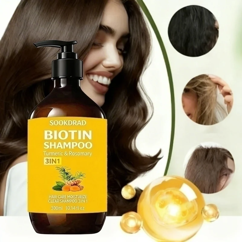 Biotin Shampoo, Natural Herbal Extract, Nourishing Scalp Treatment For All Hair 10.14fl oz
Biotin Shampoo, Natural Herbal Extract, Nourishing Scalp Treatment For All Hair 10.14fl oz