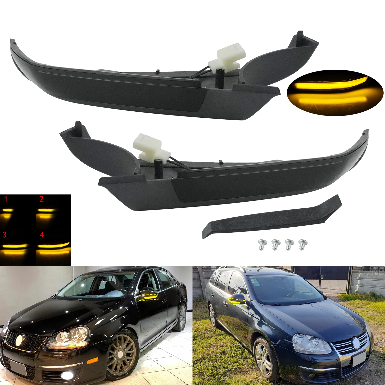For 2004-10 Skoda Octavia II Dynamic Wing Mirror LED Turn Signal Indicator Light
For 2004-10 Skoda Octavia II Dynamic Wing Mirror LED Turn Signal Indicator Light