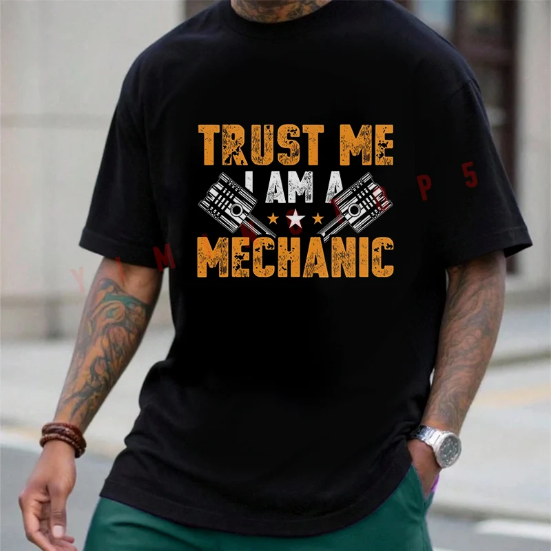 Trust Me I Am A Mechanic Graphic Moto Men T-Shirt Cotton O-neck Short Sleeve Fashion Hip Hop Streetwear Top Tees
Trust Me I Am A Mechanic Graphic Moto Men T-Shirt Cotton O-neck Short Sleeve Fashion Hip Hop Streetwear Top Tees