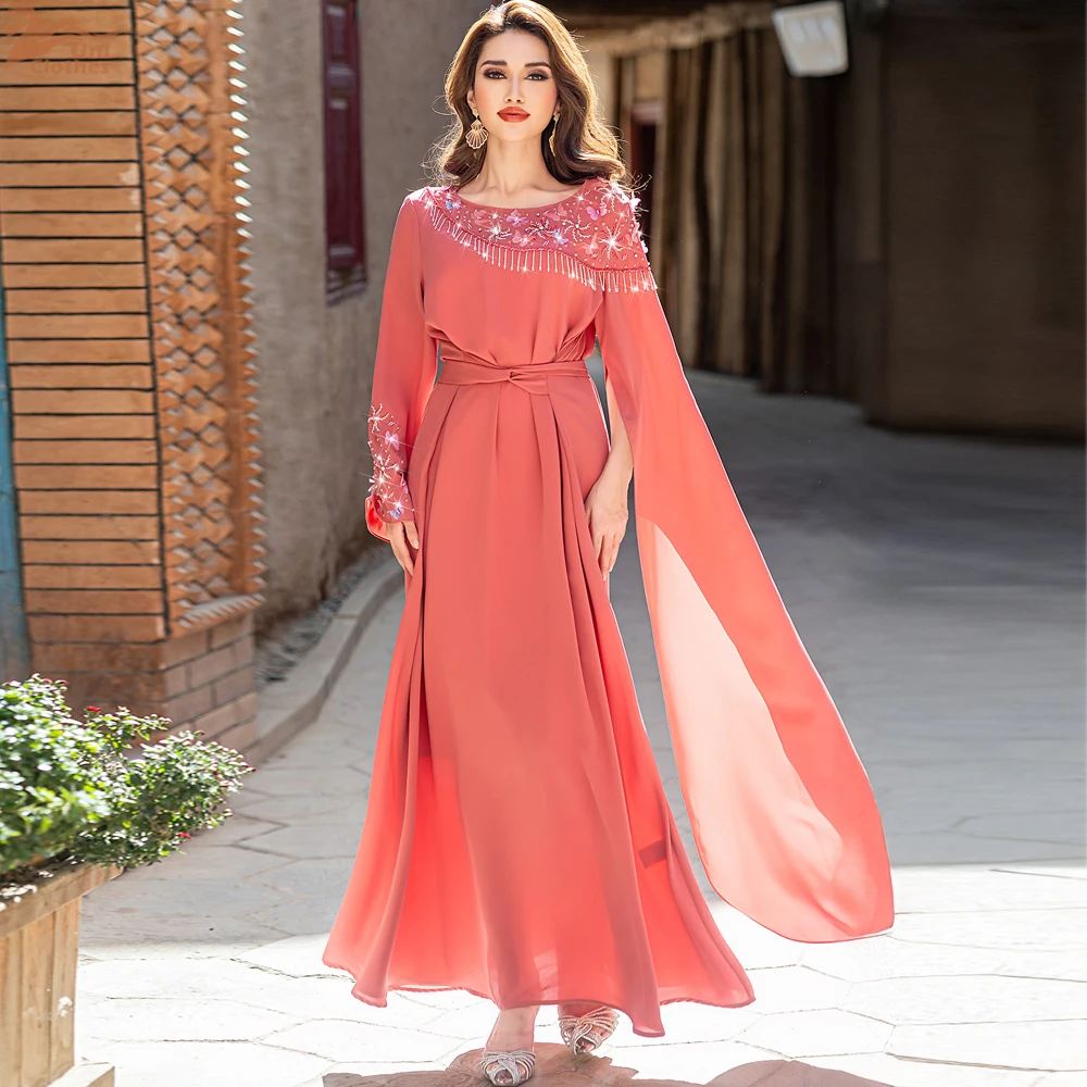 Ramadan Eid Butterfly Diamonds Abaya Damen Dubai Luxury Muslim Dresses for Women Djellaba Femme Musulmane Kaftan Vestidos Gown
Ramadan Eid Butterfly Diamonds Abaya Damen Dubai Luxury Muslim Dresses for Women Djellaba Femme Musulmane Kaftan Vestidos Gown