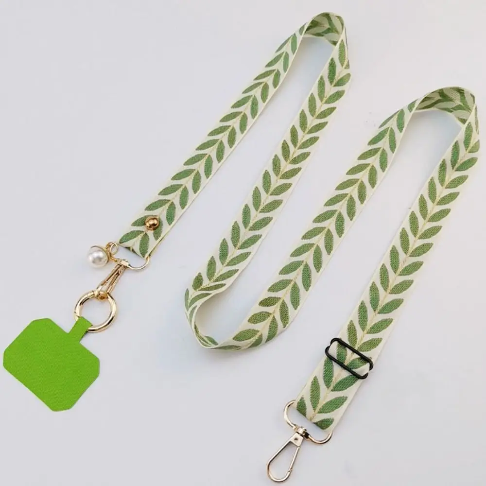 Регулируемый ремешок для телефона через плечо, широкий тканевый жемчужный кулон, ремешок для телефона с защитой от потери, подвесной ремешок для мобильного телефона с листьями на шее
Регулируемый ремешок для телефона через плечо, широкий тканевый жемчужный кулон, ремешок для телефона с защитой от потери, подвесной ремешок для мобильного телефона с листьями на шее