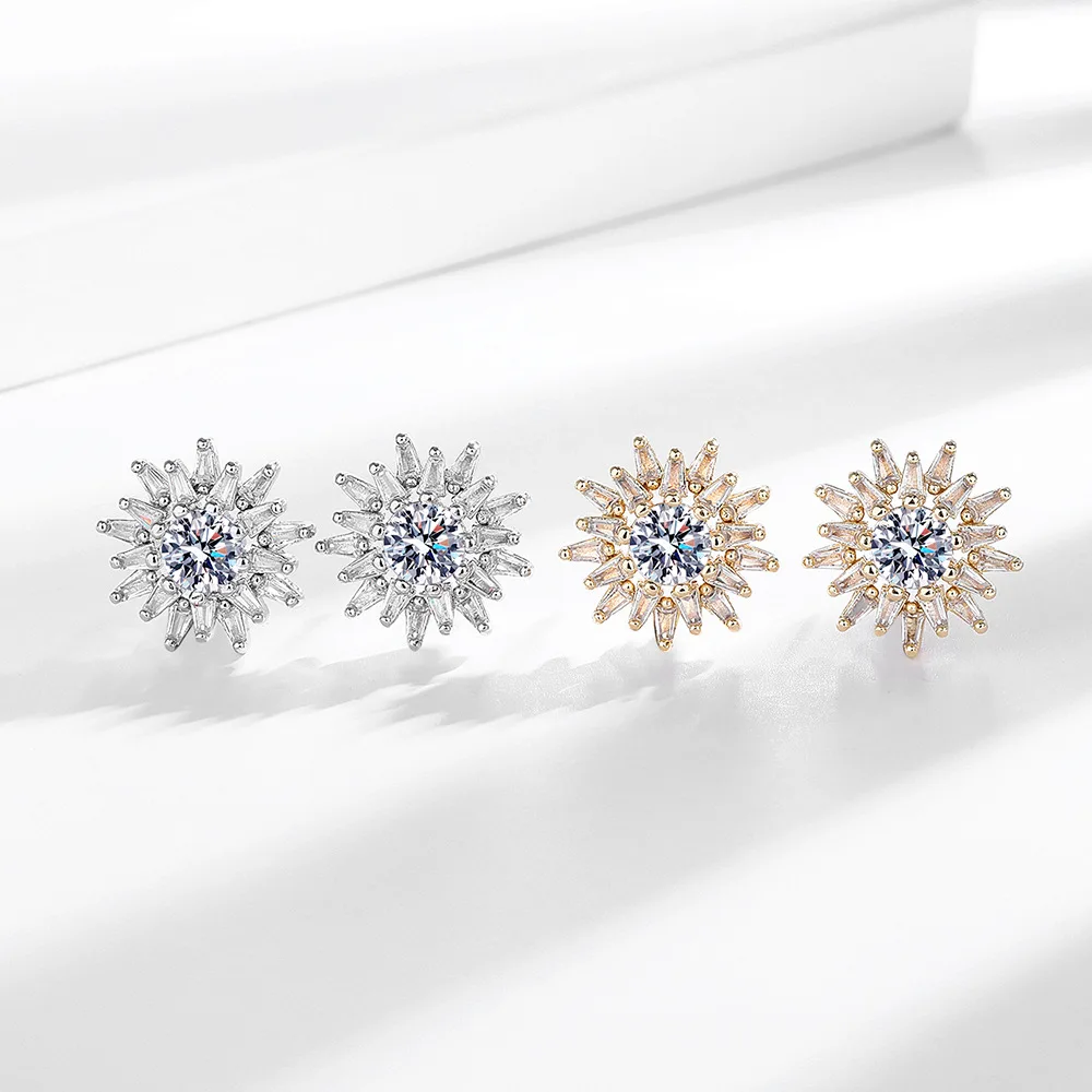 Изысканные серьги-гвоздики из стерлингового серебра 925 пробы с инкрустацией подсолнухом и цирконом для женщин, модные осенне-зимние серьги высокого качества 
Изысканные серьги-гвоздики из стерлингового серебра 925 пробы с инкрустацией подсолнухом и цирконом для женщин, модные осенне-зимние серьги высокого качества