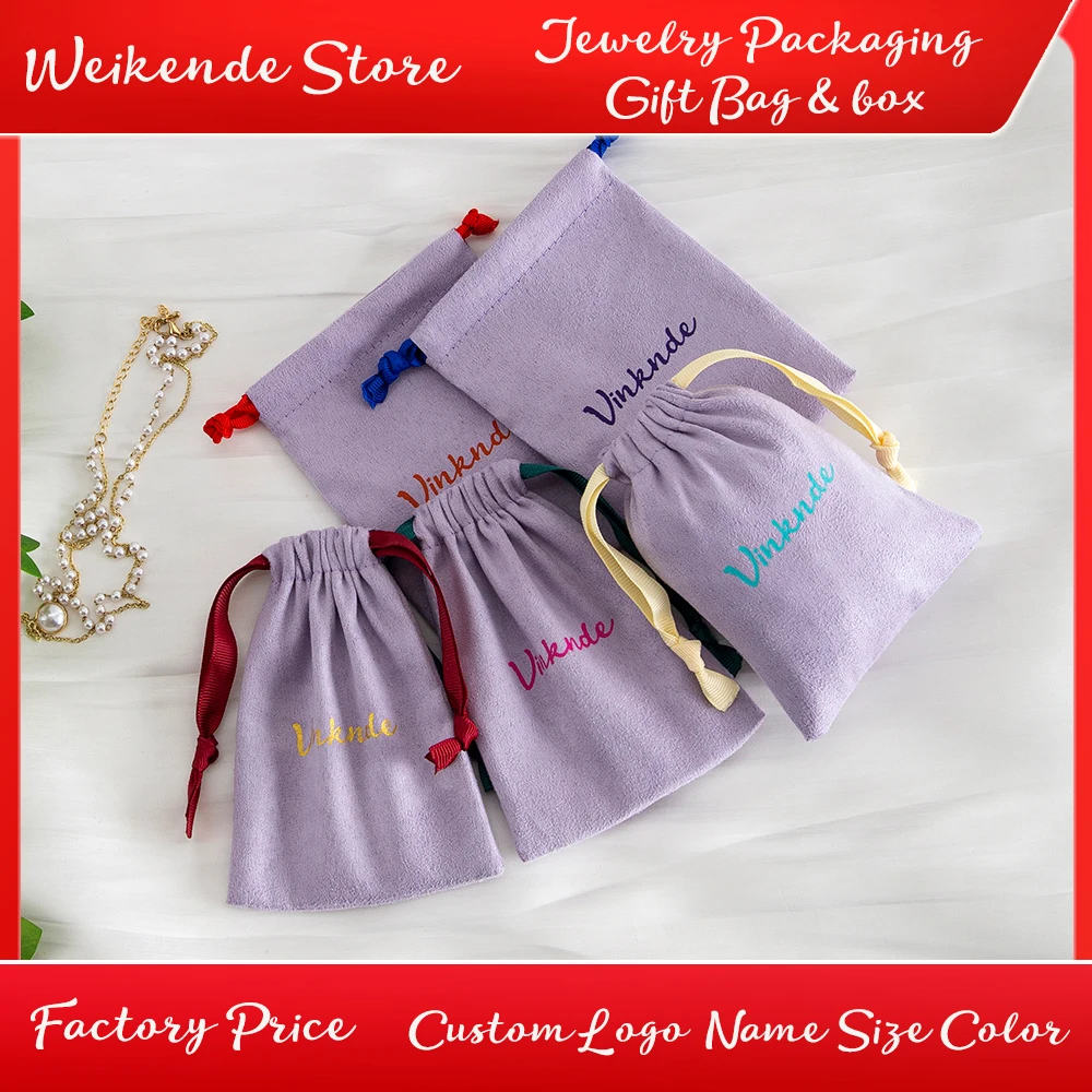 50Pc Custom Logo Flannel Smart Jewelry Bag Baby Birthday Gift Velvet Ribbon Drawstring Organizer Pouch for Bracelet Ring Earring
50Pc Custom Logo Flannel Smart Jewelry Bag Baby Birthday Gift Velvet Ribbon Drawstring Organizer Pouch for Bracelet Ring Earring