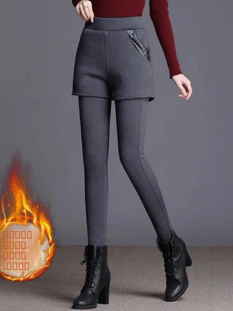 Женские повседневные брюки больших размеров с высокой талией Thiened Fce на подкладке, осенне-зимние повседневные брюки с Inteated Design, облегающая верхняя одежда, брюки
Женские повседневные брюки больших размеров с высокой талией Thiened Fce на подкладке, осенне-зимние повседневные брюки с Inteated Design, облегающая верхняя одежда, брюки