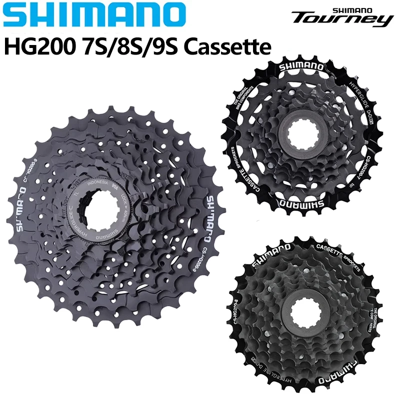 Shimano TOURNEY HG200 7S 8S 9Speed 12-28T 12-32T 11-32T 34T 36T Cassette Freewheel CS-HG200 For MTB Mountain Bike Freewheel Part
Shimano TOURNEY HG200 7S 8S 9Speed 12-28T 12-32T 11-32T 34T 36T Cassette Freewheel CS-HG200 For MTB Mountain Bike Freewheel Part
