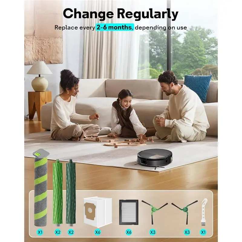 【NEW A39M】 Replacement Main Side Brush Dust Bags Filters Roller Mop 24Pcs For Irobot Roomba Max 705 Combo/706 Combo Vacuum Parts
【NEW A39M】 Replacement Main Side Brush Dust Bags Filters Roller Mop 24Pcs For Irobot Roomba Max 705 Combo/706 Combo Vacuum Parts