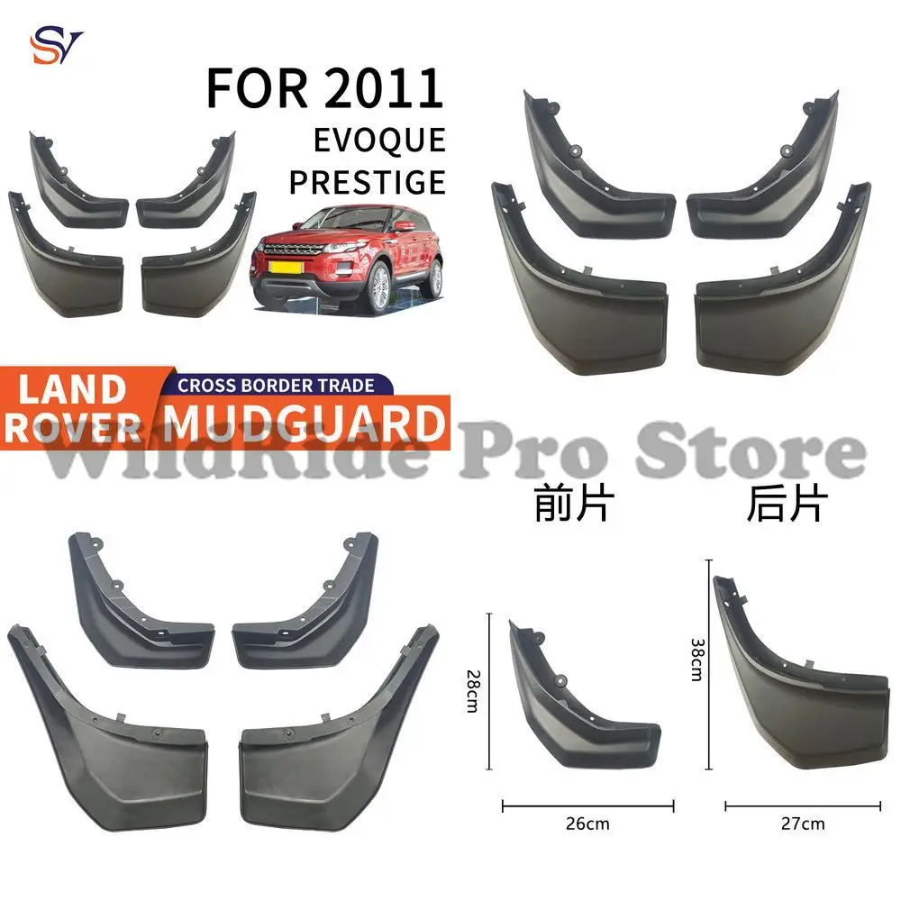 Front & Rear Mud Flaps for 2011-2021 Range Rover Evoque Dynamic Easy Installation Protection
Front & Rear Mud Flaps for 2011-2021 Range Rover Evoque Dynamic Easy Installation Protection