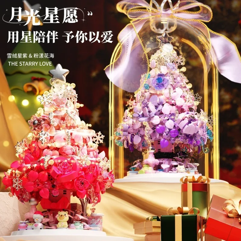 Moonlight Society Small Particles Star Wish Tree Building Blocks DIY Flower Decor with Lights Creative Toy Gift for Girls
Moonlight Society Small Particles Star Wish Tree Building Blocks DIY Flower Decor with Lights Creative Toy Gift for Girls