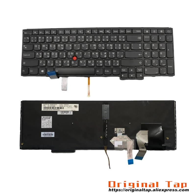 TH Тайская клавиатура с подсветкой для Lenovo Thinkpad S5 Yoga 15, 00HN299 00HW684
TH Тайская клавиатура с подсветкой для Lenovo Thinkpad S5 Yoga 15, 00HN299 00HW684
