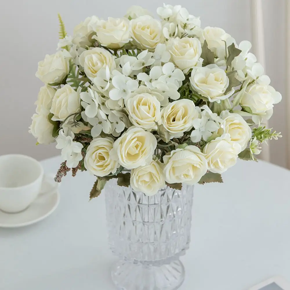 Silk Artificial simulation Flower Rose Christmas Festival Home vase Outdoor Garden bonsai Wedding bridal bouquet Decor DIY gift
Silk Artificial simulation Flower Rose Christmas Festival Home vase Outdoor Garden bonsai Wedding bridal bouquet Decor DIY gift
