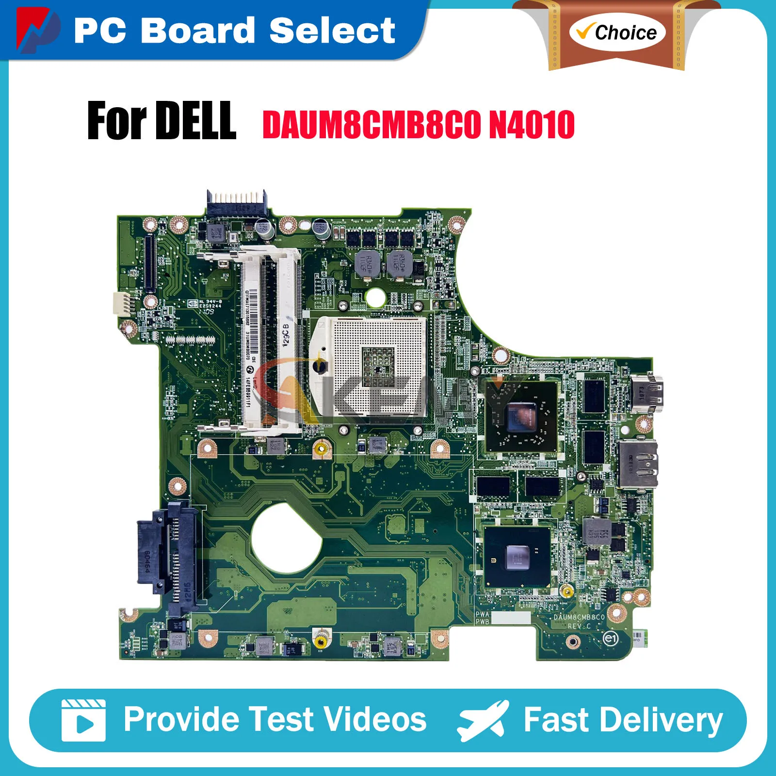 Laptop Motherboard For Dell Inspiron 14R N4010 HM57 DDR3 HD5650M 1G DAUM8CMB8C0 CN-0951K7 0951K7 Tested OK
Laptop Motherboard For Dell Inspiron 14R N4010 HM57 DDR3 HD5650M 1G DAUM8CMB8C0 CN-0951K7 0951K7 Tested OK