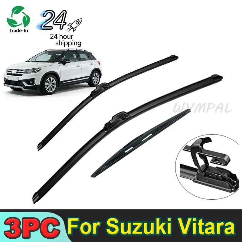 3pc Wiper Front & Rear Wiper Blades Set For Suzuki Vitara MK4 2015 - 2023 Windshield Windscreen Window Brushes 24"+16"+10"
3pc Wiper Front & Rear Wiper Blades Set For Suzuki Vitara MK4 2015 - 2023 Windshield Windscreen Window Brushes 24"+16"+10"