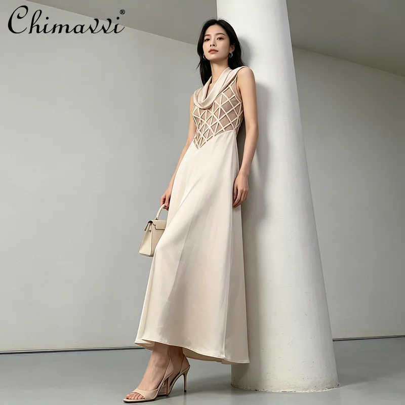 2026 Summer French Style Elegant Temperament Retro Sleeveless Sexy Backless High Waist Slim Fashion Long Evening Dress for Women
2026 Summer French Style Elegant Temperament Retro Sleeveless Sexy Backless High Waist Slim Fashion Long Evening Dress for Women