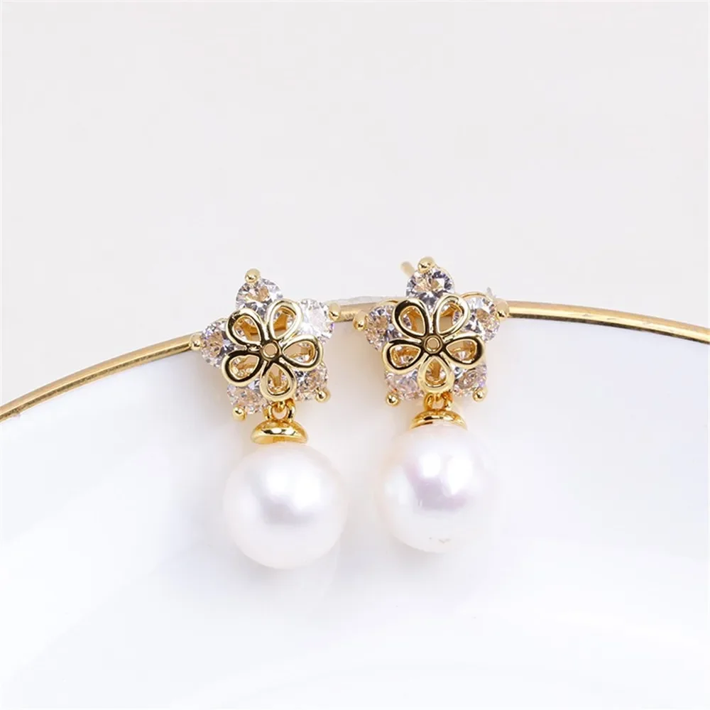 Gold Plated Pearl Earring Settings, DIY Jewelry Making Supplies, Blank Ear Stud Bases for Handmade Accessories, 1pair No Pearl
Gold Plated Pearl Earring Settings, DIY Jewelry Making Supplies, Blank Ear Stud Bases for Handmade Accessories, 1pair No Pearl