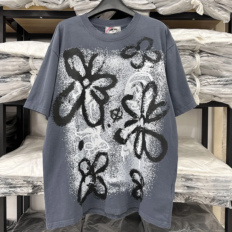 Футболка Saint Louis Flower fiti Denim Waed, модная брендовая летняя повседневная футболка с круглым вырезом для молодежи, для ежедневной носки
Футболка Saint Louis Flower fiti Denim Waed, модная брендовая летняя повседневная футболка с круглым вырезом для молодежи, для ежедневной носки