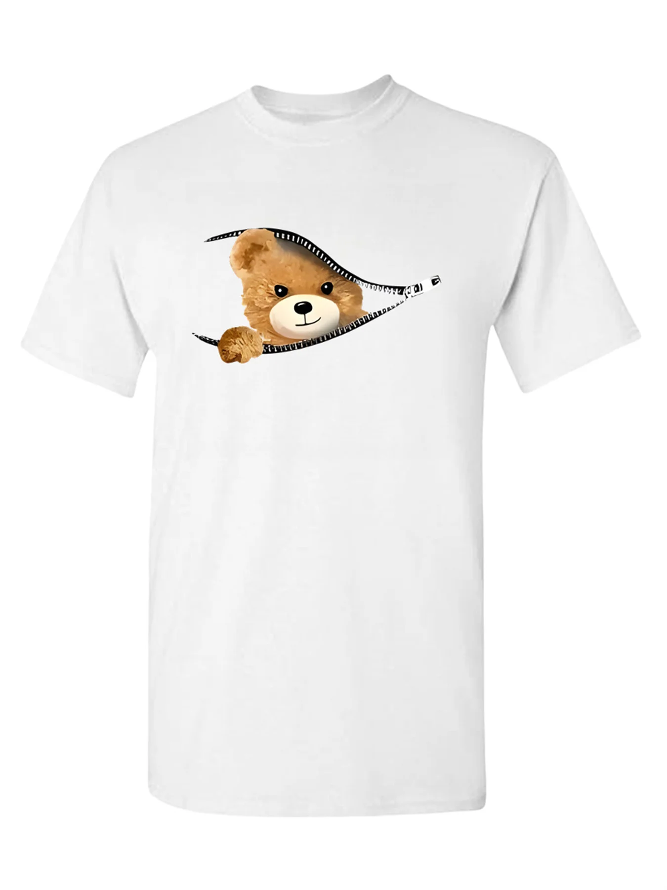 Lightweight Polyester Blend Men's T-Shirt Trendy Streetwear Fun Cartoon Bear Creative Design Fast Drying Running Short Sleeve
Lightweight Polyester Blend Men's T-Shirt Trendy Streetwear Fun Cartoon Bear Creative Design Fast Drying Running Short Sleeve