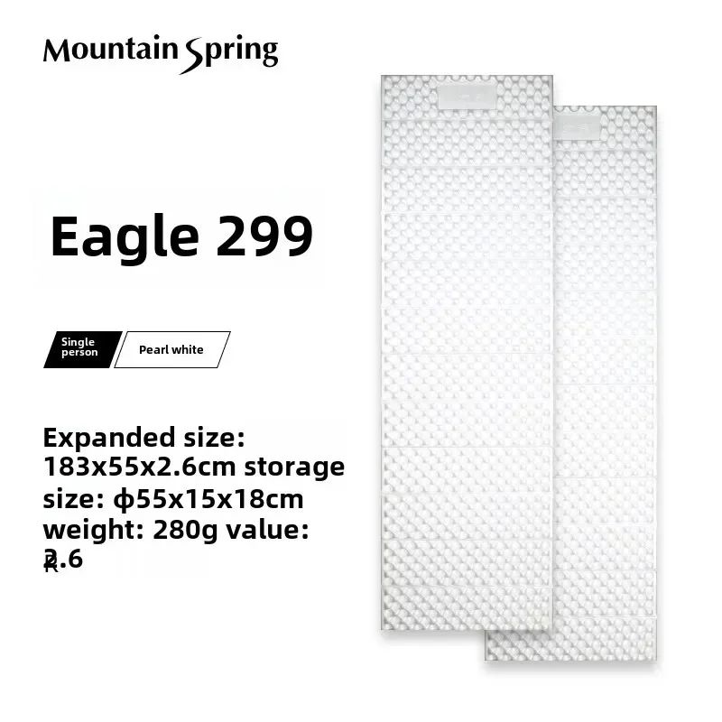 Mountain Spring Eagle 299/399 Lightweight High R-Value 3.1 Thickened Camping Mattress Outdoor Warm Mattress Camping Pad
Mountain Spring Eagle 299/399 Lightweight High R-Value 3.1 Thickened Camping Mattress Outdoor Warm Mattress Camping Pad