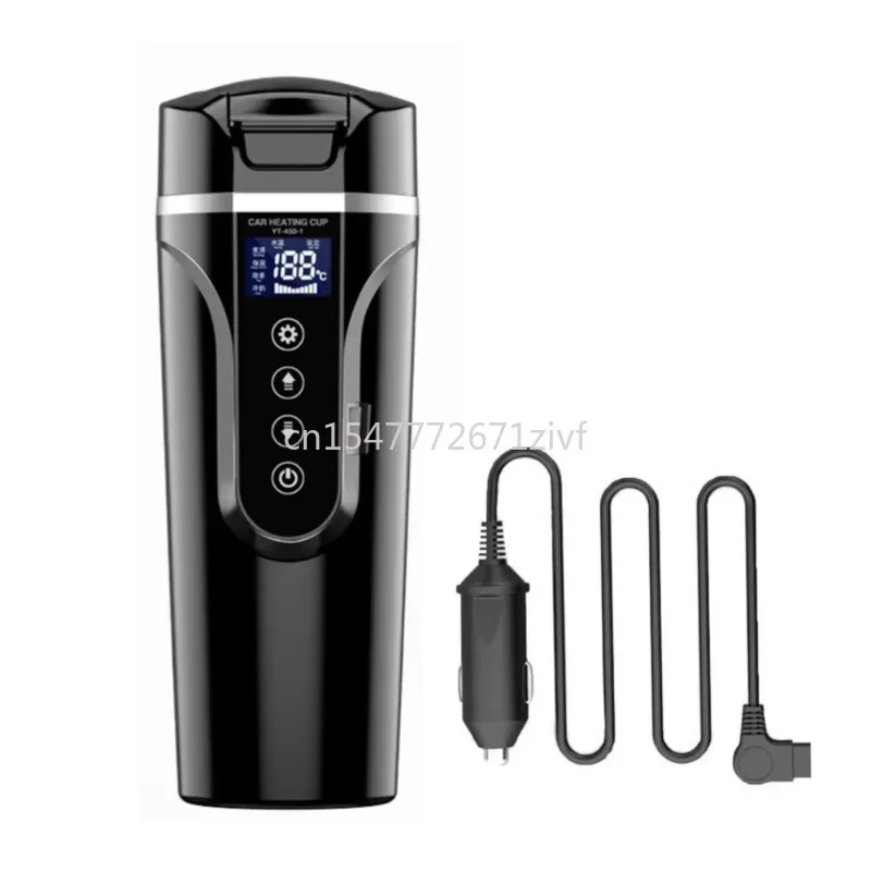 12V/24V Universal Type 500 Ml Intelligent Car Water Bottle Insulated Cup with Adjustable Heating Temperature
12V/24V Universal Type 500 Ml Intelligent Car Water Bottle Insulated Cup with Adjustable Heating Temperature