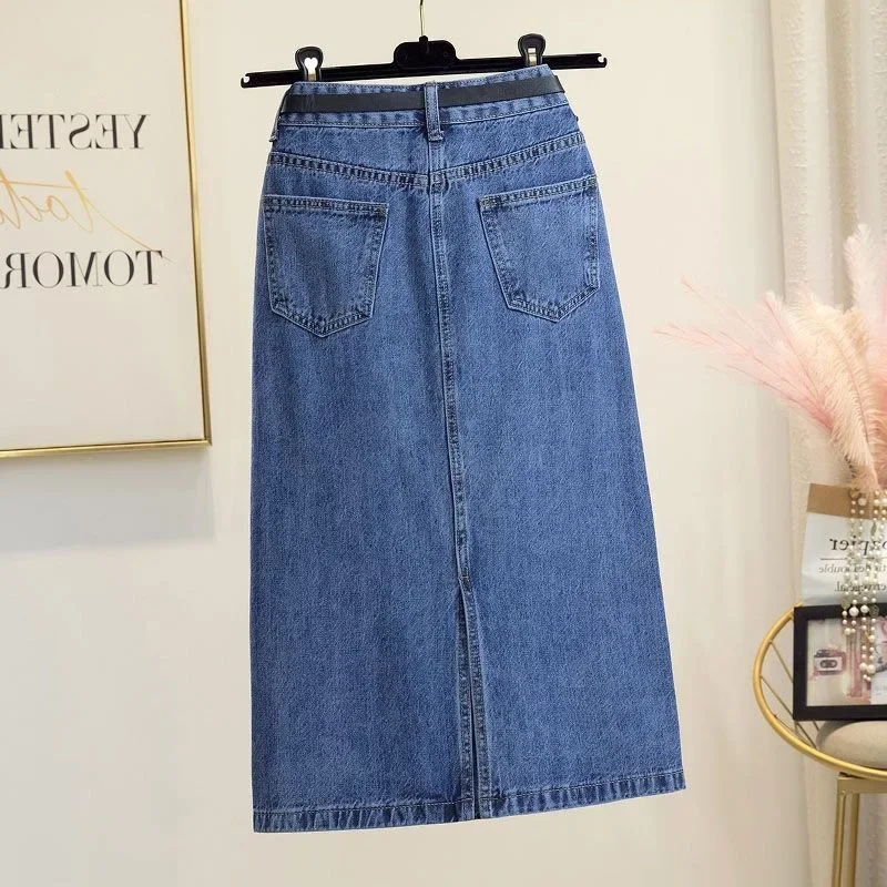 High Waisted Skirt, Women's Denim Skirt, Over The Knee Casual Skinny Denim Skirt, Slit Mid-Length Skirt , A Line Skirts
High Waisted Skirt, Women's Denim Skirt, Over The Knee Casual Skinny Denim Skirt, Slit Mid-Length Skirt , A Line Skirts