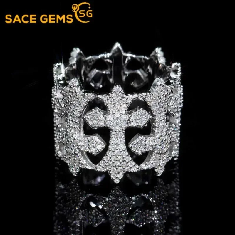 SACE GEMS 925 Sterling Silver Ring Full Moissanite Diamonds with Moderno Fine Jewelry Wedding Engagement Rings for Women
SACE GEMS 925 Sterling Silver Ring Full Moissanite Diamonds with Moderno Fine Jewelry Wedding Engagement Rings for Women