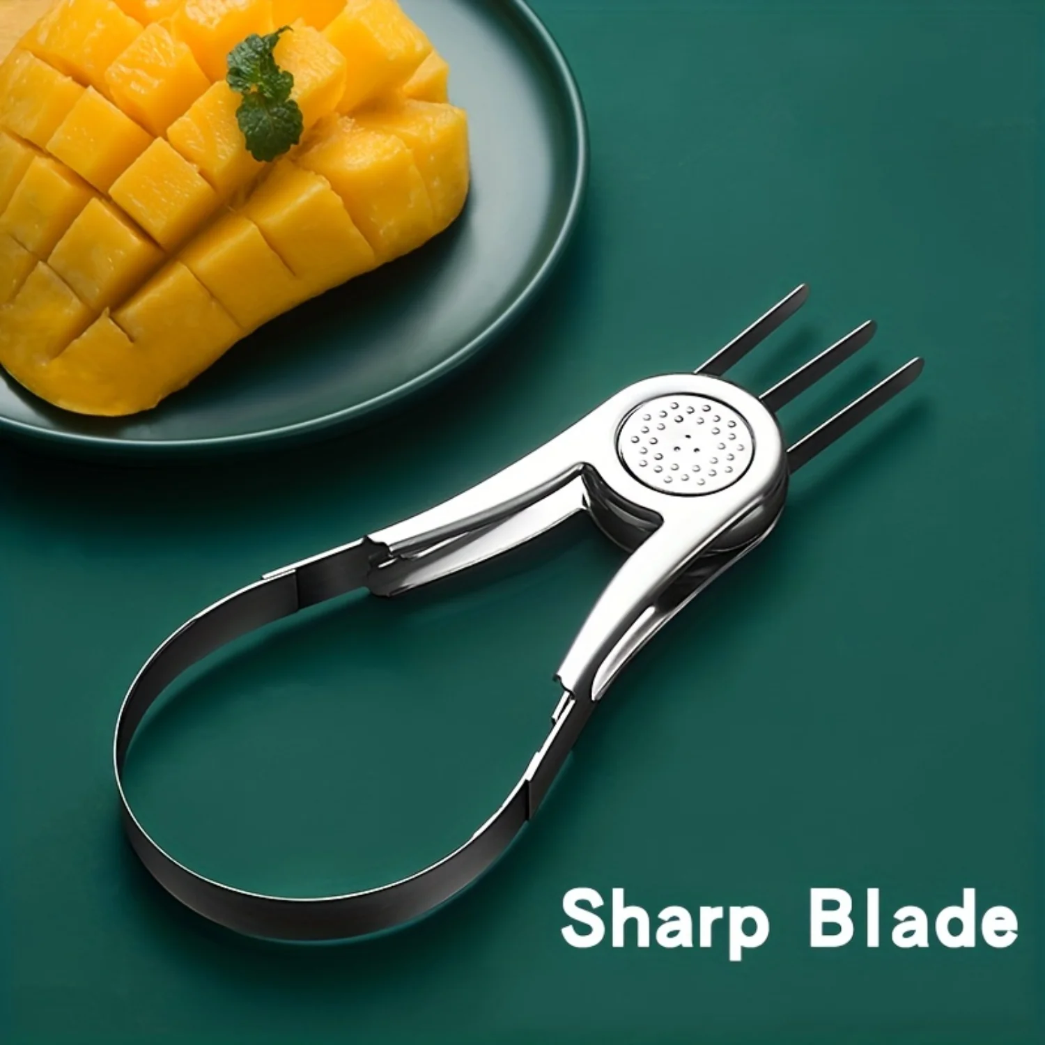1pc Stainless Steel Mango Corer and Slicer - Easy Pitting and Core Removal - Multi-functional Fruit & Veg Tool - Watermelon Peel
1pc Stainless Steel Mango Corer and Slicer - Easy Pitting and Core Removal - Multi-functional Fruit & Veg Tool - Watermelon Peel