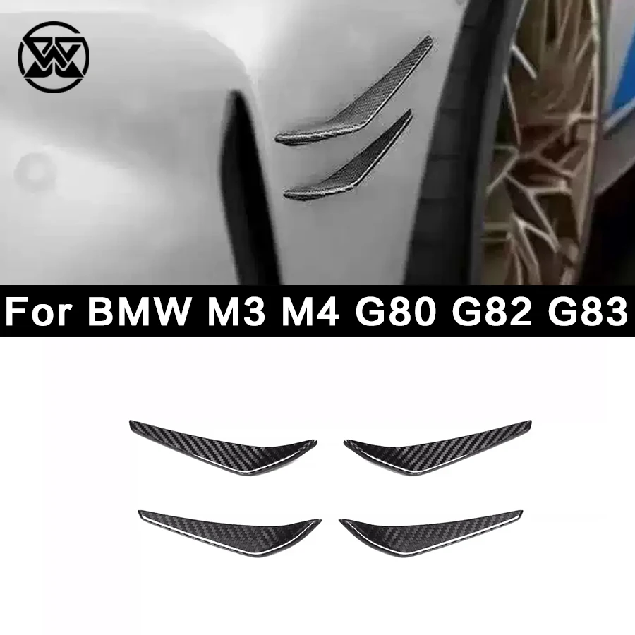 For BMW G80 M3 G82 G83 M4 2021-2024 Dry Carbon Fiber Front Bumper Side Air Vent Fins Winglet Spoiler Canard Splitter Body Kit
For BMW G80 M3 G82 G83 M4 2021-2024 Dry Carbon Fiber Front Bumper Side Air Vent Fins Winglet Spoiler Canard Splitter Body Kit