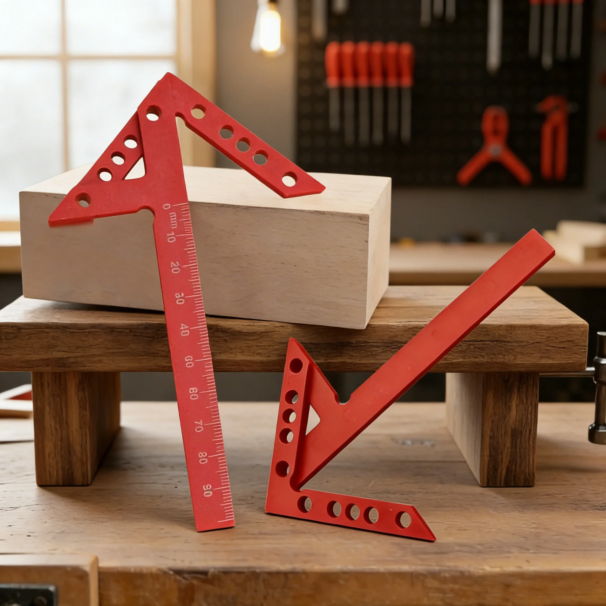 Новый пластиковый центровочный маркировочный инструмент, центровочный локатор для деревообработки, универсальный для различных спецификаций, для разметки под углом 45/90 градусов
Новый пластиковый центровочный маркировочный инструмент, центровочный локатор для деревообработки, универсальный для различных спецификаций, для разметки под углом 45/90 градусов