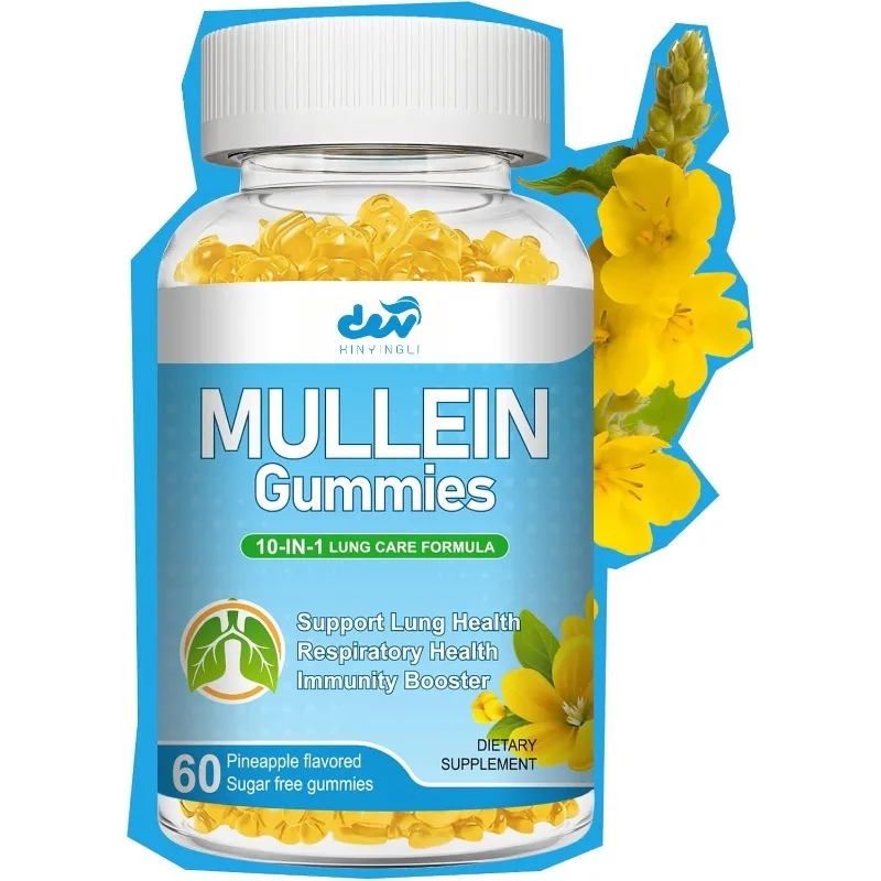 10 in 1 verbasco lung gummies, containing bromelain, quercetin, magnesium - promote healthy breathing
10 in 1 verbasco lung gummies, containing bromelain, quercetin, magnesium - promote healthy breathing