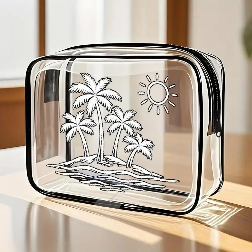 Palm Tree Sun Wave Clear Cosmetic Bag Portable Toiletry Organizer for Beach Trips Travel Storage for Vacation Enthusiasts Bags
Palm Tree Sun Wave Clear Cosmetic Bag Portable Toiletry Organizer for Beach Trips Travel Storage for Vacation Enthusiasts Bags