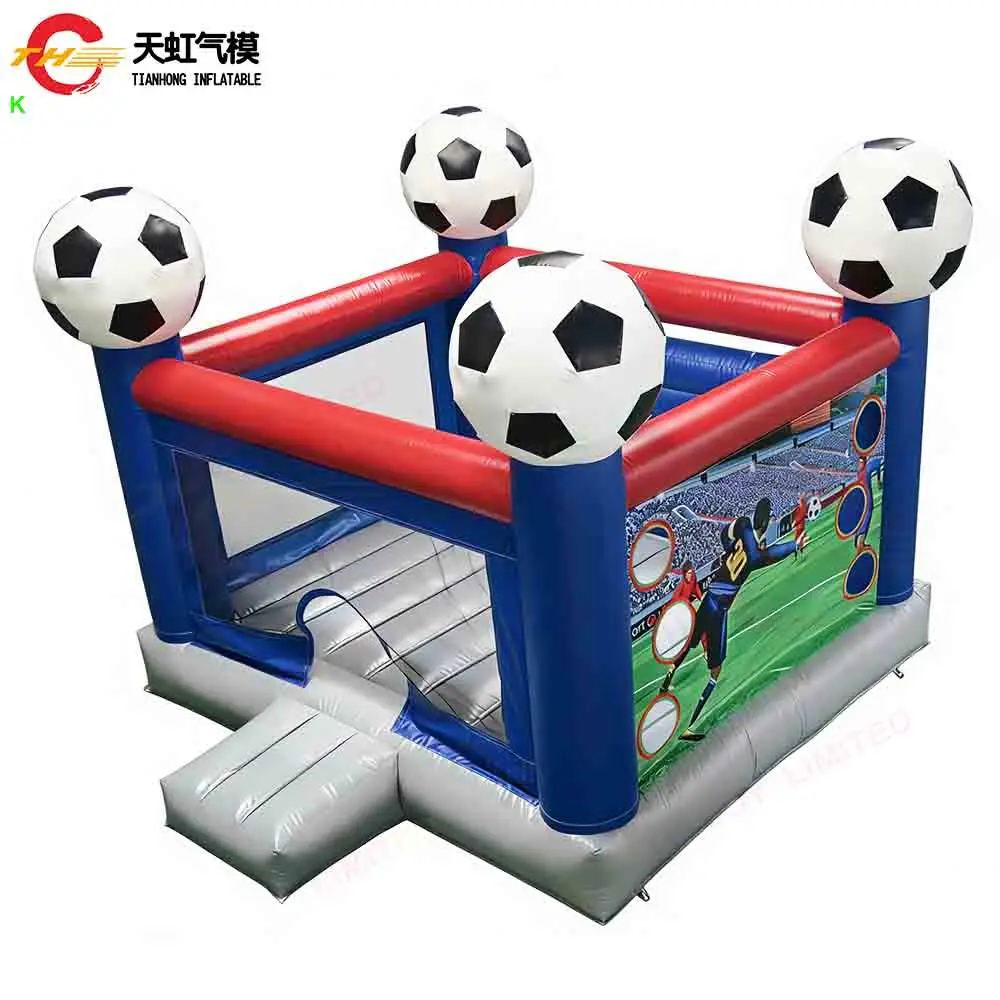 Fast Shipping 4x4m Inflatable Football Bouncer Trampoline Air Bouncy Castle for Kids Carnival Party Rental Bounce House
Fast Shipping 4x4m Inflatable Football Bouncer Trampoline Air Bouncy Castle for Kids Carnival Party Rental Bounce House
