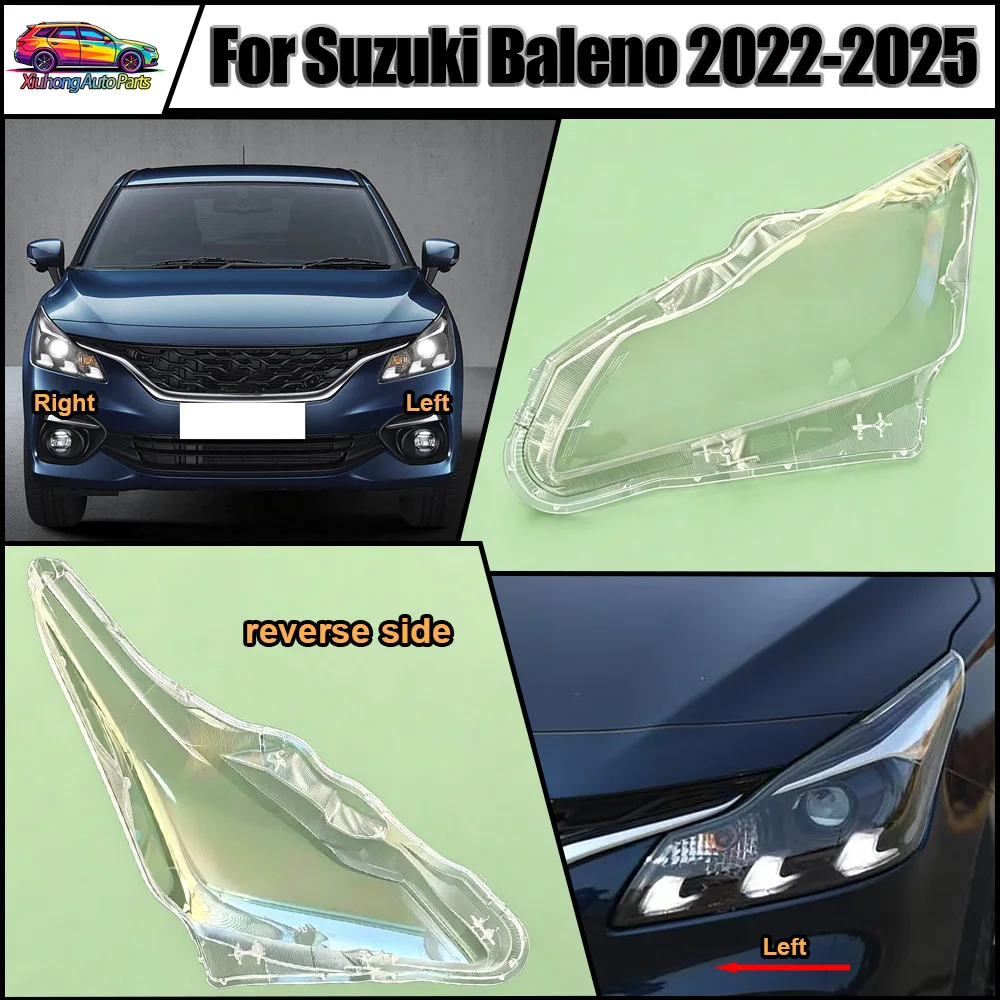 For Suzuki 2022 2023-2025 Baleno Headlight Transparent Shell Headlamp Cover Lens Plexiglass Replace The Original Lampshade
For Suzuki 2022 2023-2025 Baleno Headlight Transparent Shell Headlamp Cover Lens Plexiglass Replace The Original Lampshade