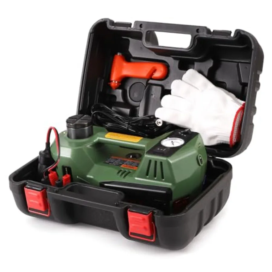 Electric Car Jack 5 Ton 12V Floor Jack with Inflator Pump Portable Hydraulic Jack Vehicle Lift for Car SUV Sedan MPV Tire Chang
Electric Car Jack 5 Ton 12V Floor Jack with Inflator Pump Portable Hydraulic Jack Vehicle Lift for Car SUV Sedan MPV Tire Chang