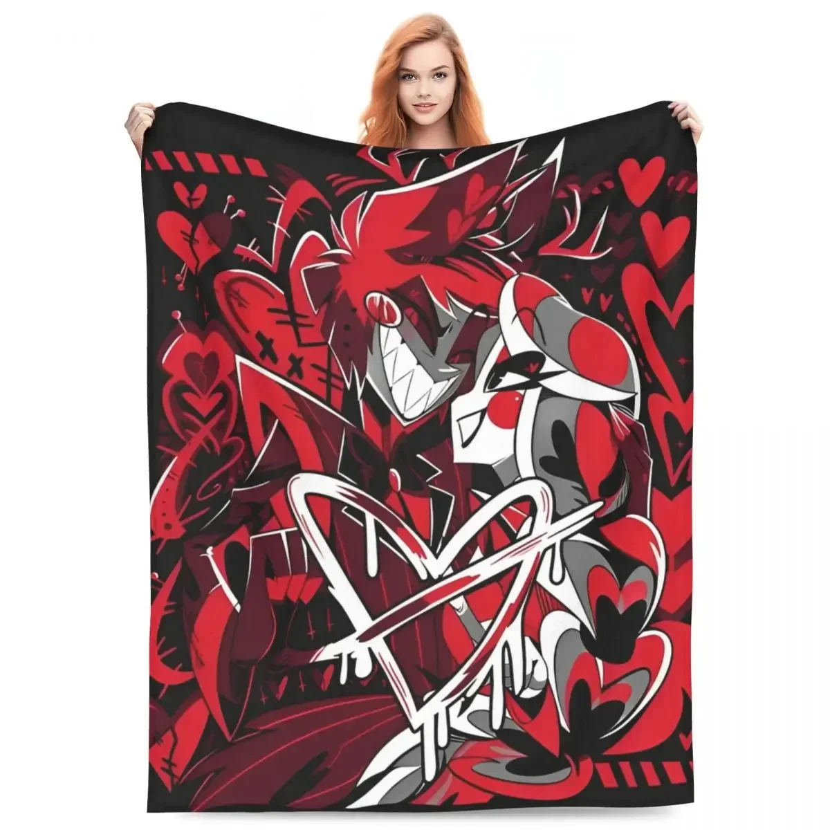VOX H-Hazbin Hotel Alastor Game Warm Blankets Camping Plush Throw Blanket Novelty Home Decor Flannel Bedspread Sofa Bed Cover
VOX H-Hazbin Hotel Alastor Game Warm Blankets Camping Plush Throw Blanket Novelty Home Decor Flannel Bedspread Sofa Bed Cover