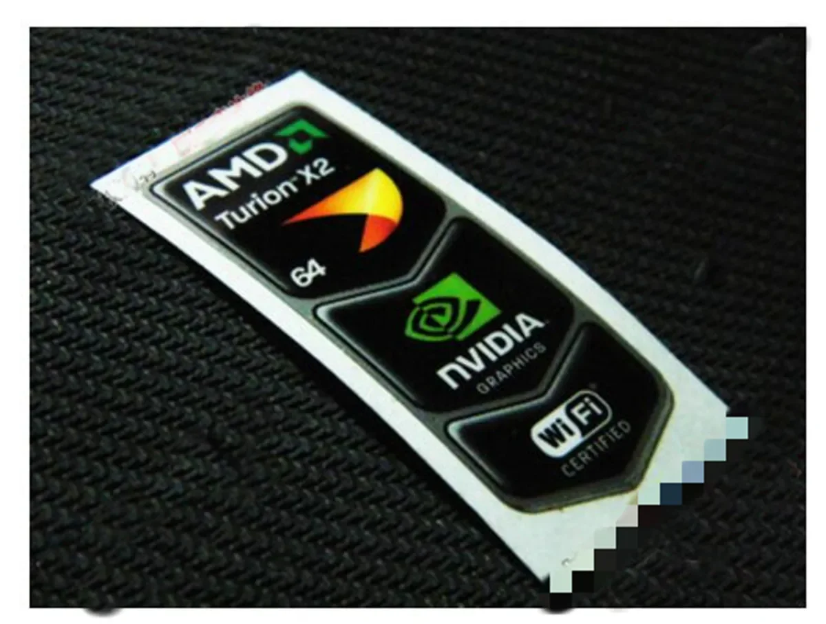 AMD Turion X2+NVIDIA+WIFI Label Sticker For Laptop PC Computer Digital Personalized DIY Decoration
AMD Turion X2+NVIDIA+WIFI Label Sticker For Laptop PC Computer Digital Personalized DIY Decoration