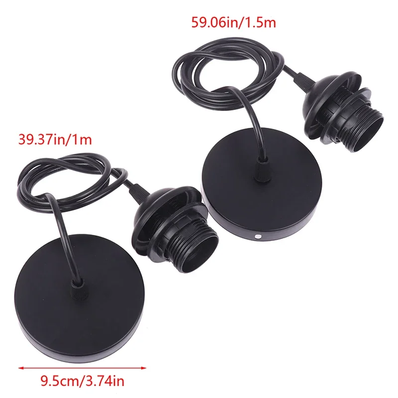 Retro E27 Hanging Lamp Holder With 1m/1.5m Hanging Wire Ceiling Lamp Holder Socket Lamp Base For Hanging Pendant Lights
Retro E27 Hanging Lamp Holder With 1m/1.5m Hanging Wire Ceiling Lamp Holder Socket Lamp Base For Hanging Pendant Lights
