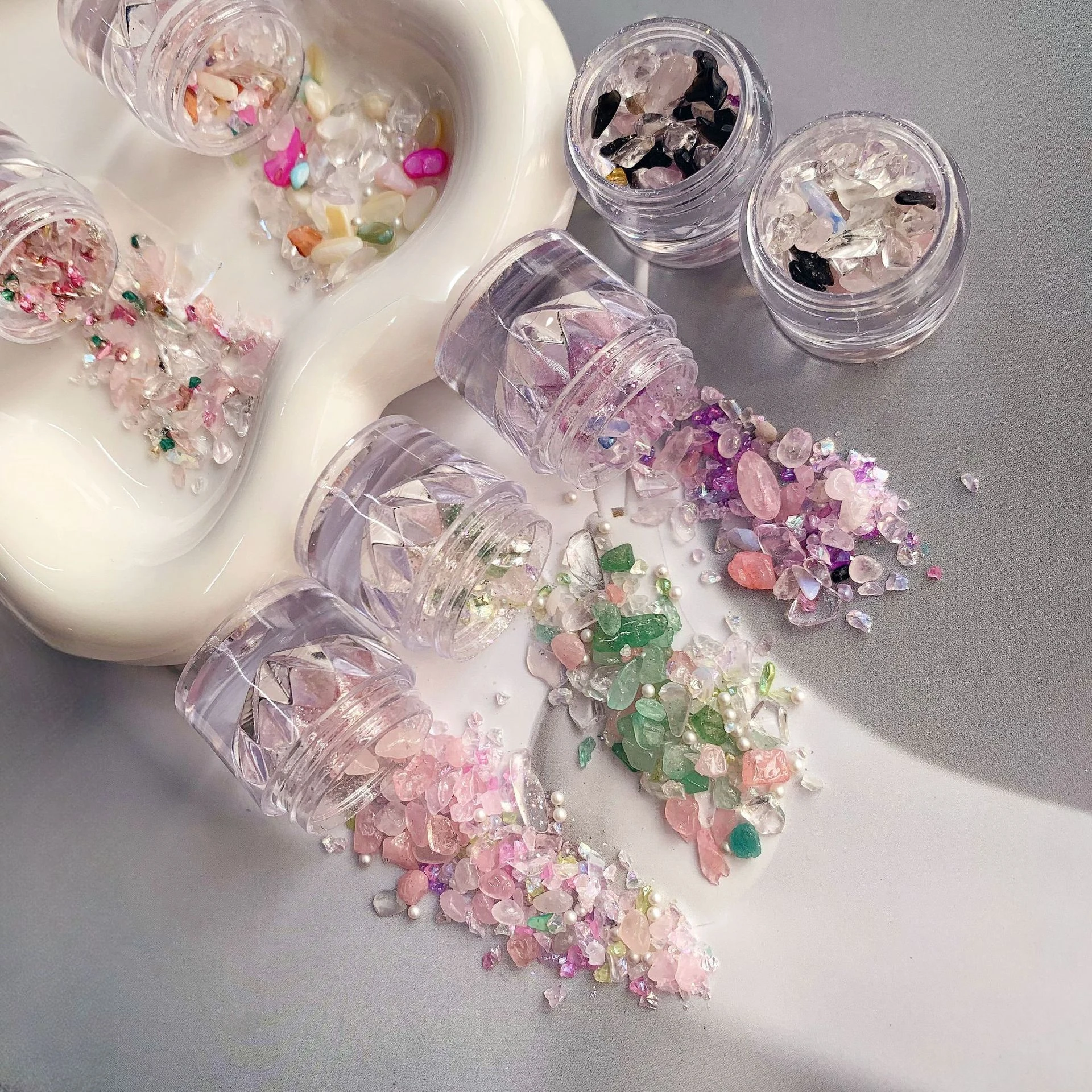 1Box Irregular Metal Crystal Rhinestone Mixed Nail Decoration Charms Nails Accessories DIY Chrome Stone Crystal Nails Drill
1Box Irregular Metal Crystal Rhinestone Mixed Nail Decoration Charms Nails Accessories DIY Chrome Stone Crystal Nails Drill
