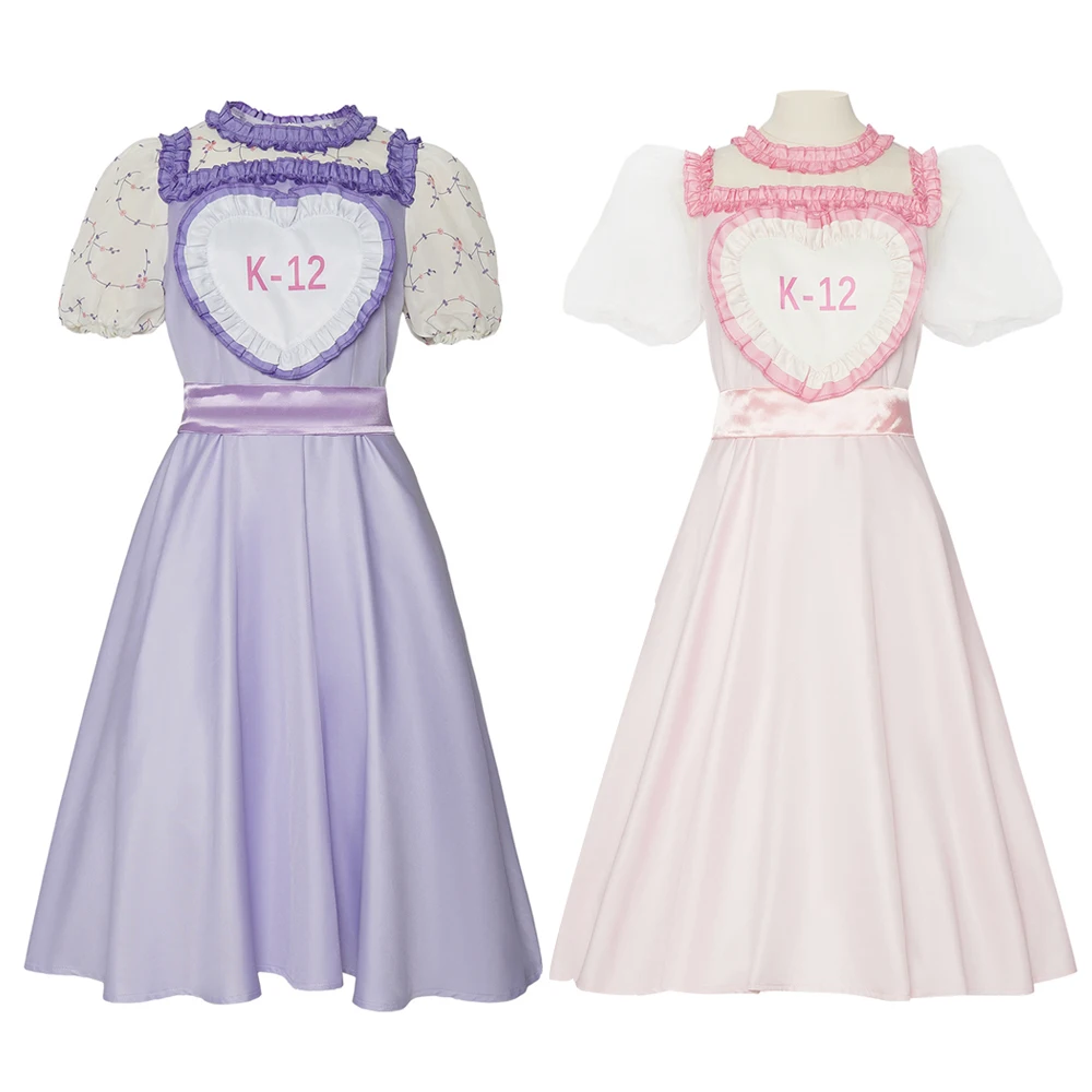 Novel movie K-12 role-playing costume set full set of pink purple dress uniform women's set Halloween carnival party costume
Novel movie K-12 role-playing costume set full set of pink purple dress uniform women's set Halloween carnival party costume