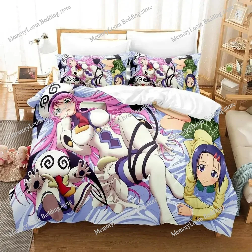 Anime Yami To LOVE Ru Bedding Set Duvet Cover Bed Set Quilt Cover Pillowcase Comforter King Queen Size Boys Adult Home Textiles
Anime Yami To LOVE Ru Bedding Set Duvet Cover Bed Set Quilt Cover Pillowcase Comforter King Queen Size Boys Adult Home Textiles