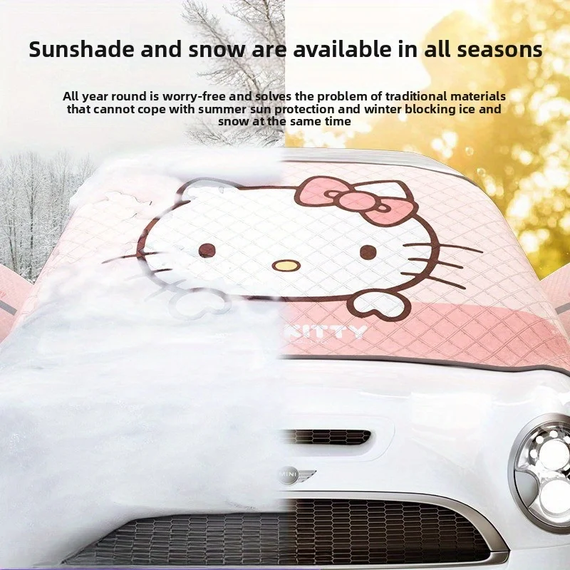 Car snow shield, front windshield, frost cover, frost protection car clothing, winter car use, winter thickened frost and snow cover
Car snow shield, front windshield, frost cover, frost protection car clothing, winter car use, winter thickened frost and snow cover