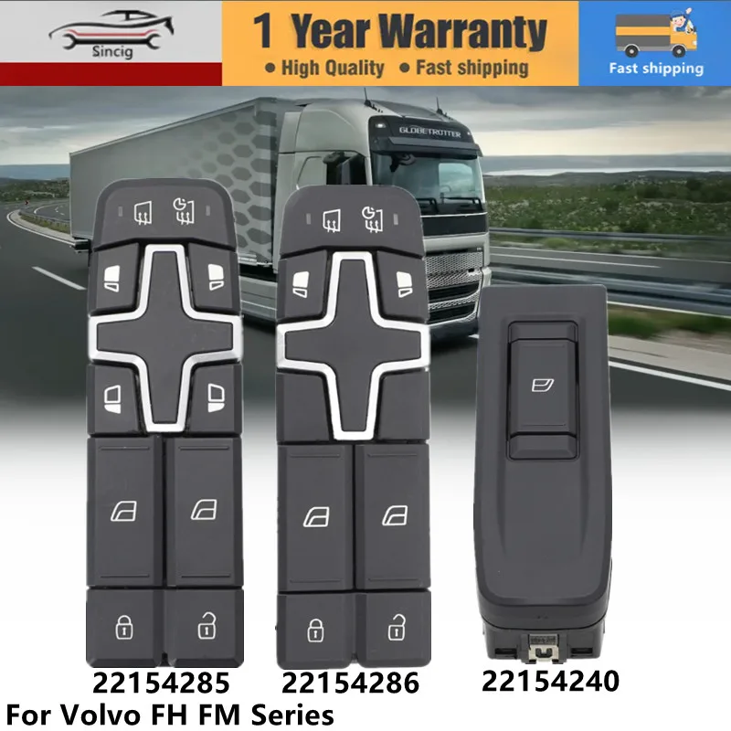 New Power Master Window Switch Window Lifter Switch Button Fit For Volvo FH FM Series 1998-2013 22154285 22154286 22154240
New Power Master Window Switch Window Lifter Switch Button Fit For Volvo FH FM Series 1998-2013 22154285 22154286 22154240