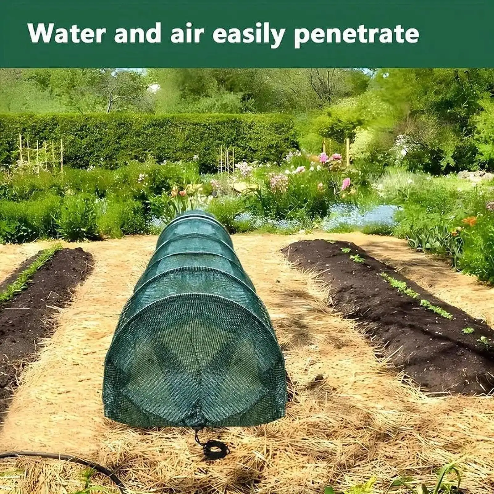 2x Garden Tunnel Shade Net Cover Breathable Sun Heat Protection Plant Row Cover for Flowers Raised Bed Vegetables Fruits Outside
2x Garden Tunnel Shade Net Cover Breathable Sun Heat Protection Plant Row Cover for Flowers Raised Bed Vegetables Fruits Outside