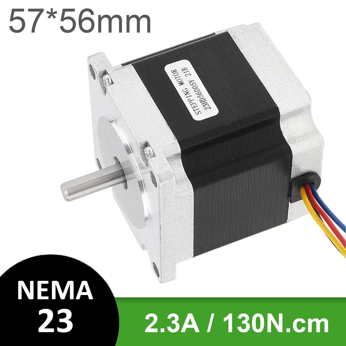 Nema 23 Stepper Motor 57 Motor 56mm 130N.cm 3D Printer Motor for Automation Equipment Engraving Machine CNC 3D Printer Parts
Nema 23 Stepper Motor 57 Motor 56mm 130N.cm 3D Printer Motor for Automation Equipment Engraving Machine CNC 3D Printer Parts