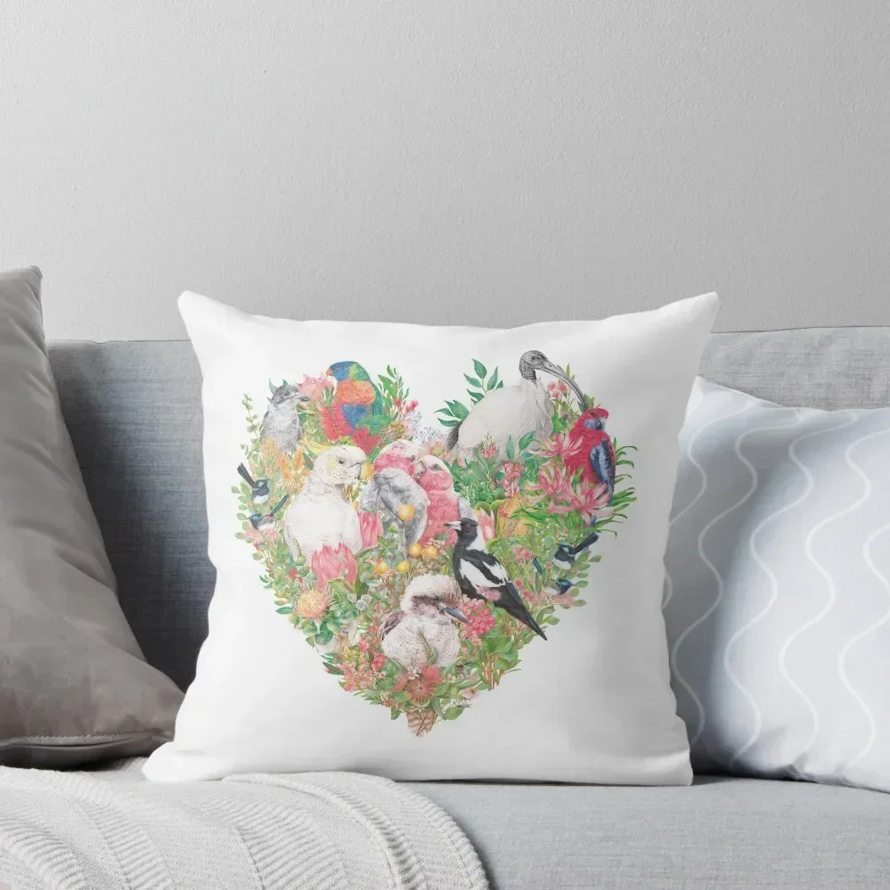 Australian Birds - Heart Throw Pillow Custom Cushion christmas decorations for home 2025 Room decorating items Cushions pillow
Australian Birds - Heart Throw Pillow Custom Cushion christmas decorations for home 2025 Room decorating items Cushions pillow