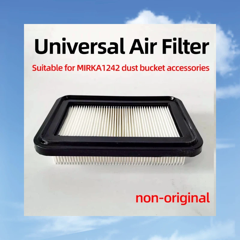 MIRKA 42L Vacuum Cleaner Filter Accessories, Pneumatic Dry Grinding Dust Filter Replacement, Professional Dry Mill Cleaning
MIRKA 42L Vacuum Cleaner Filter Accessories, Pneumatic Dry Grinding Dust Filter Replacement, Professional Dry Mill Cleaning